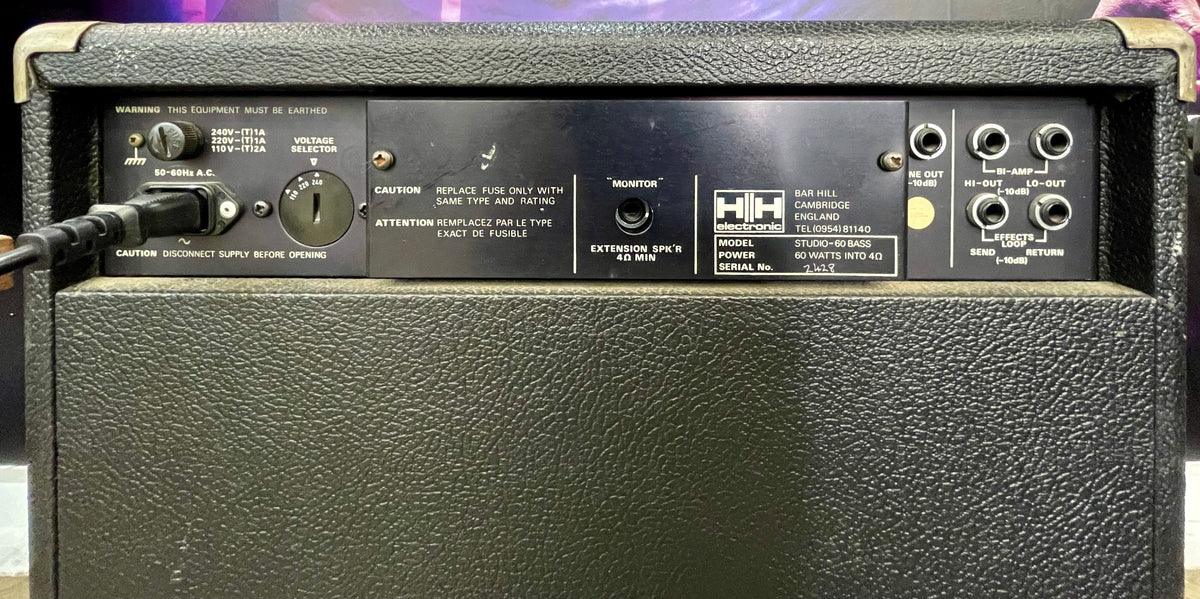 HH Electronic Studio-60 Bass “Bass Baby” – 60W MOS-FET – Made in England
