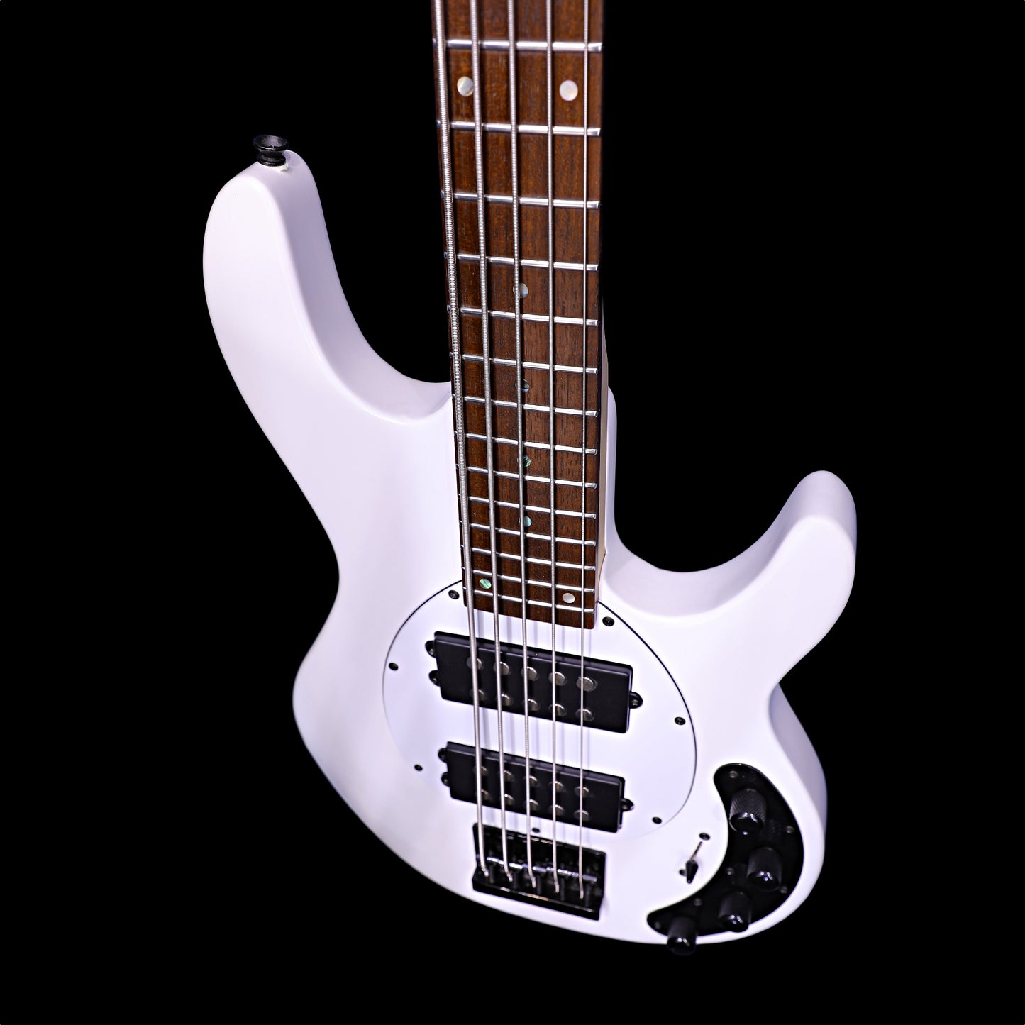 Moonray 5 Arctic White Left or Right Hand With Wolf Hard Case and Pro-Luthier Set Up