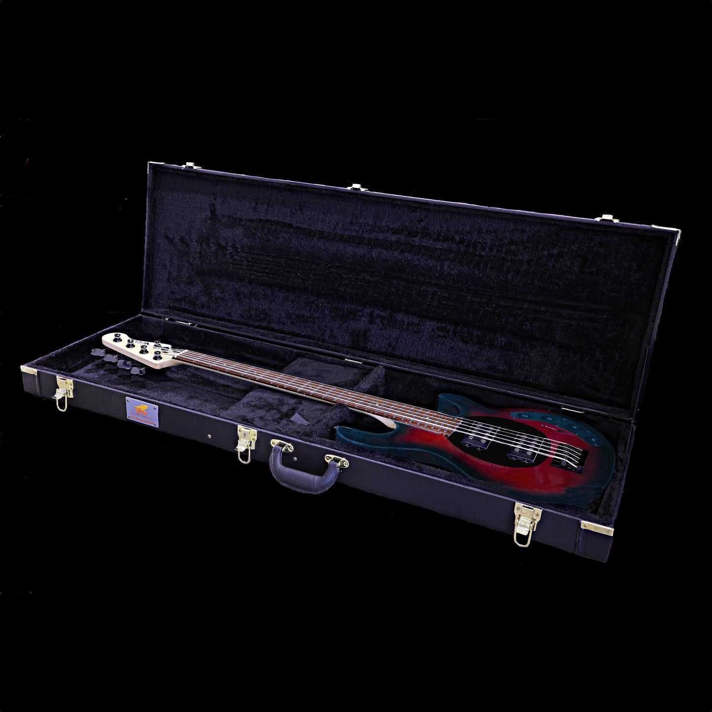 Moonray 5 Red Burst Left or Right Hand With Hard Case And Pro Luthier Set-Up