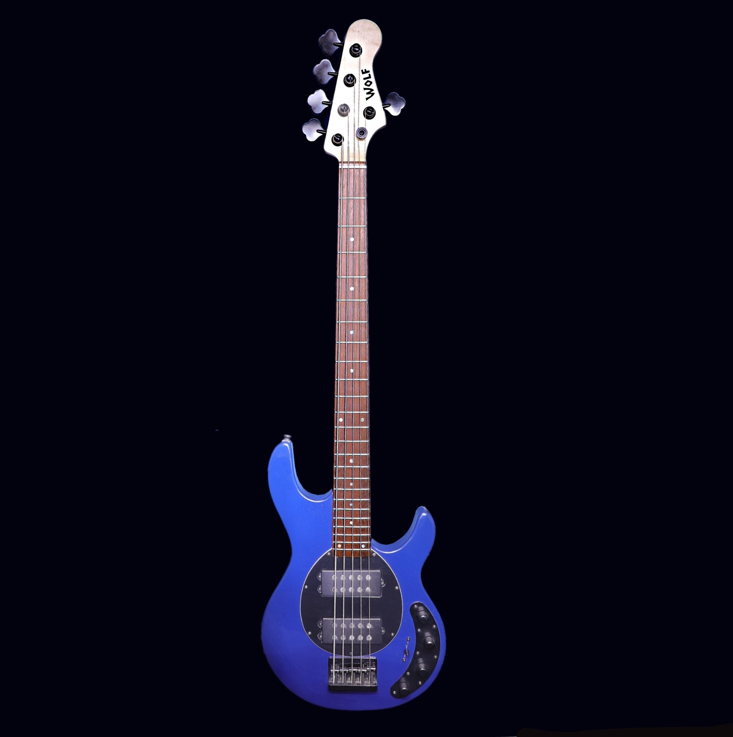 Moonray 5 Blue Left or Right hand With Wolf Hard Case and Pro-Luthier Set Up