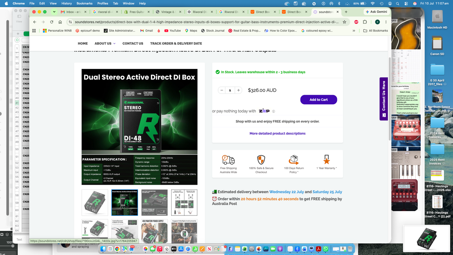 Riworal DI-48 Active Direct Box