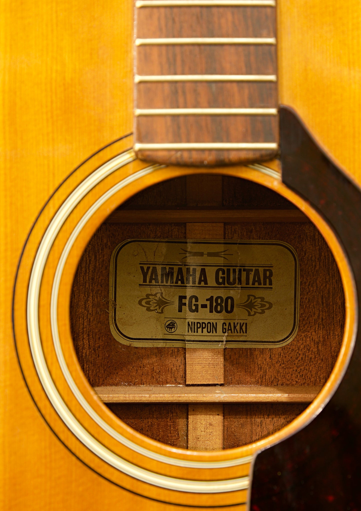 1968‑69 Yamaha FG‑180 Green Label – Nippon Gakki – Vintage Japanese Acoustic