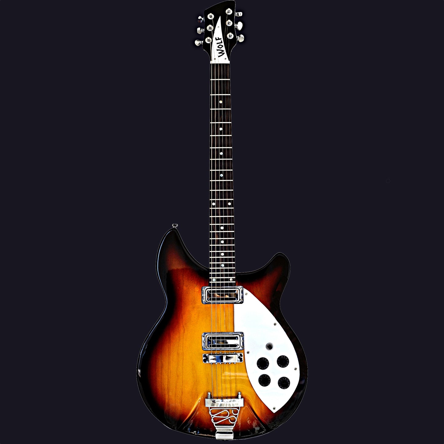 Tuxedo 3 Tone Sunburst Left or Right Hand With Wolf Hard Case and Pro-Luthier Set Up