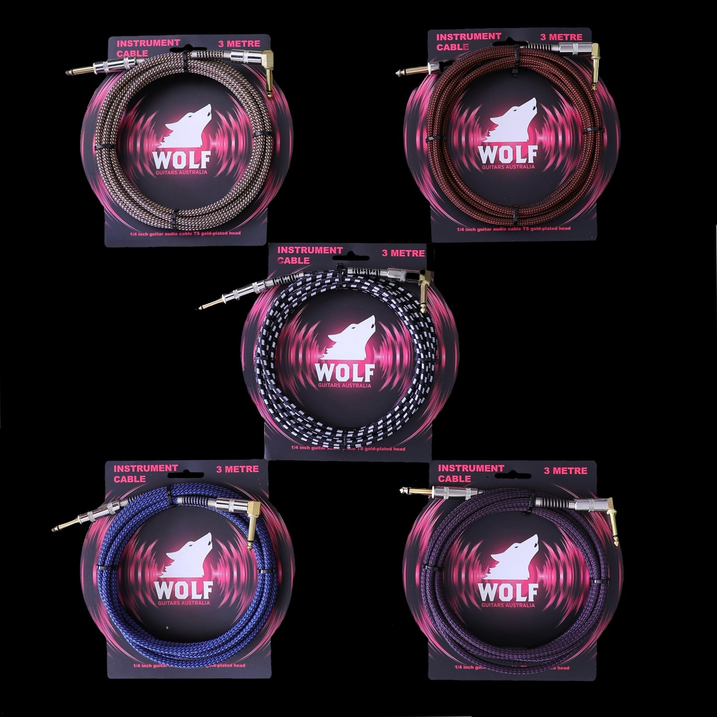 Moonray 5 Red Burst Left or Right Hand With Hard Case And Pro Luthier Set-Up