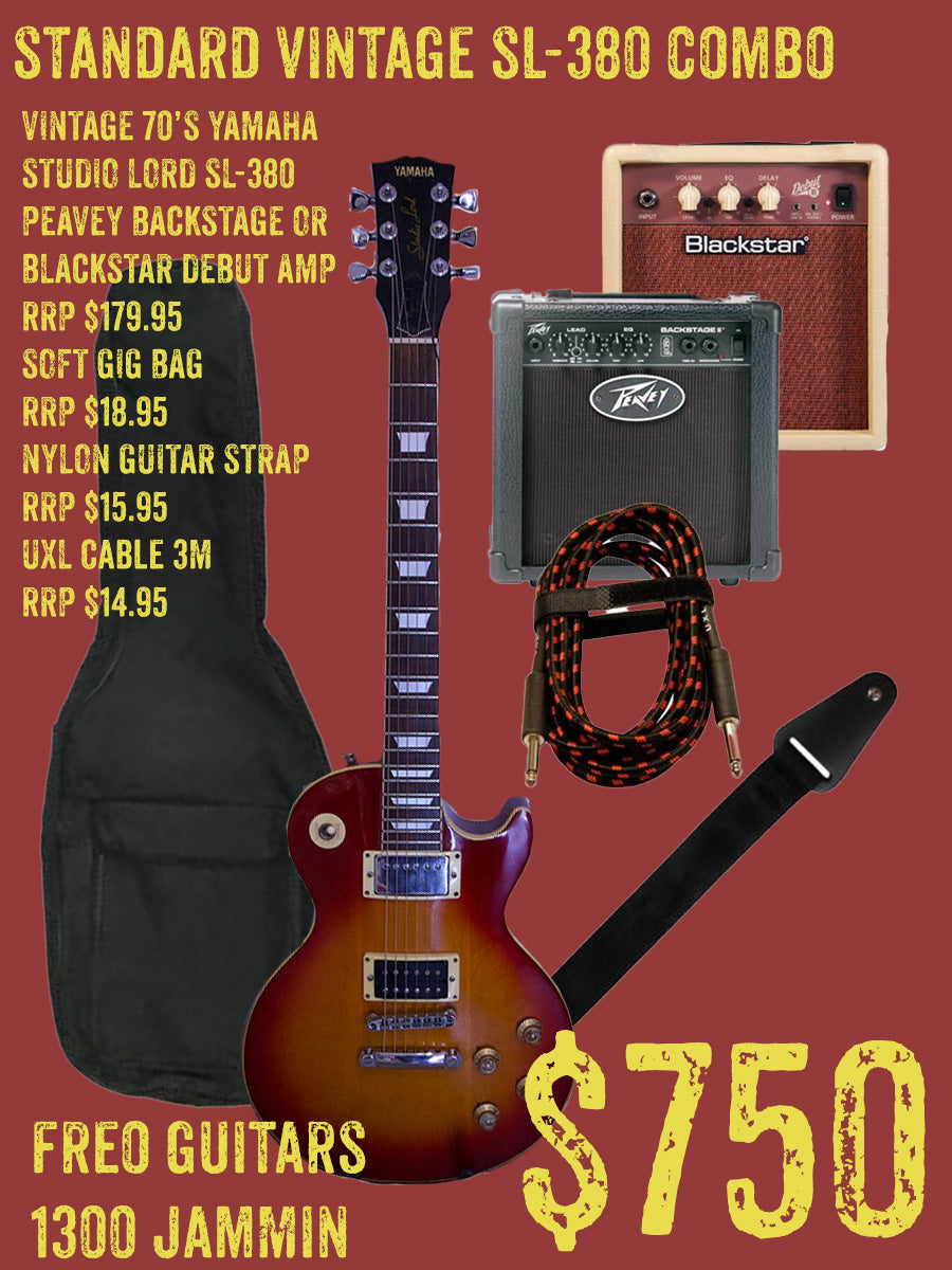 STANDARD VINTAGE 70'S YAMAHA STUDIO LORD SL-380 LP STYLE