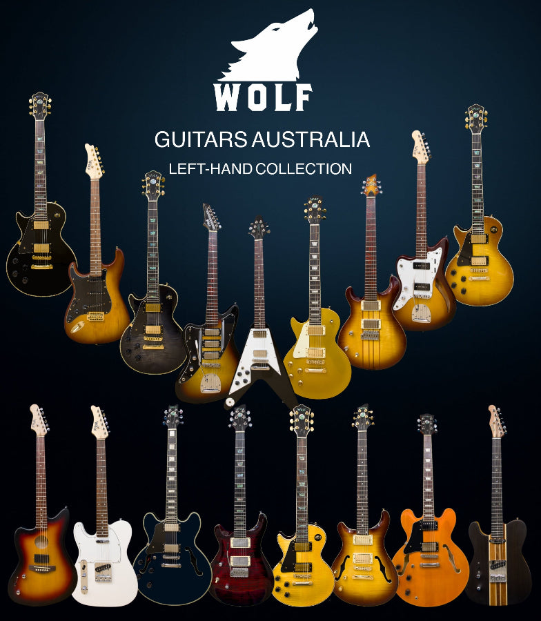 Wolf Guitars Australia Left Hand Collection