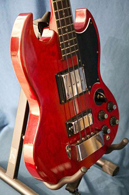 1970s Sakai EB Short Scale Bass – Made in Japan – Cherry