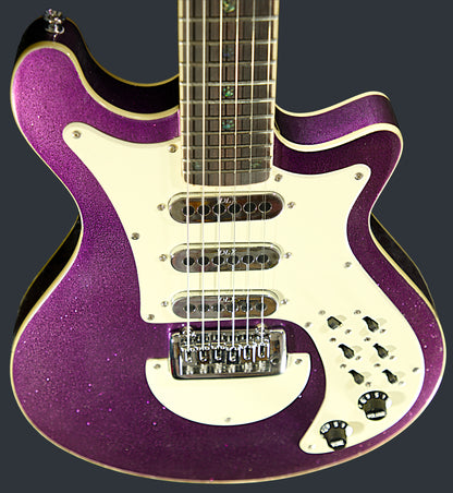 Monarch PURPLE REIGN With Wolf Hard Case and Pro-Luthier Set Up