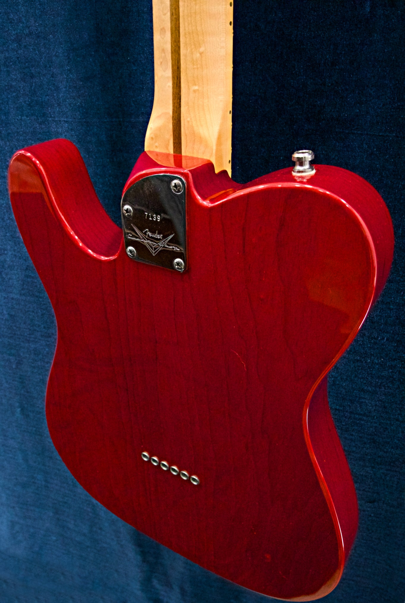 Fender Custom Shop Deluxe Telecaster Quilted Maple Top Candy Red