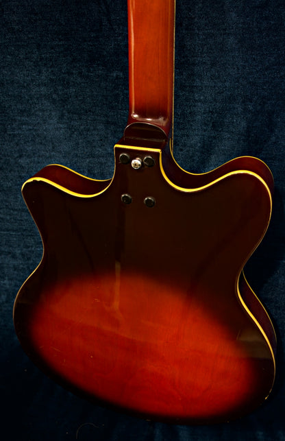 Vintage Guyatone SG-12T Hollowbody Electric Guitar – Gold Foil Pickups – Made in Japan – Good Condition
