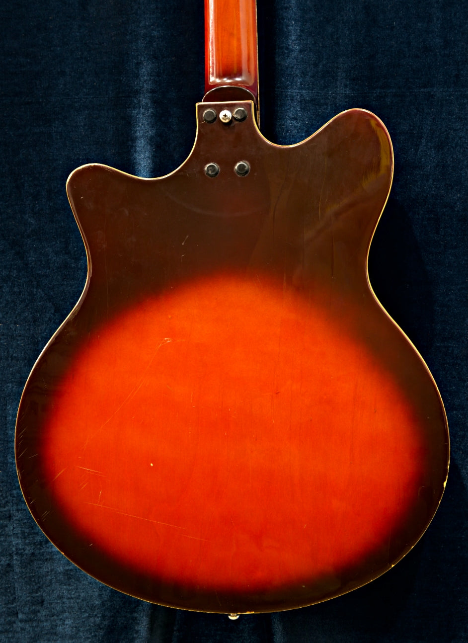 Vintage Guyatone SG-12T Hollowbody Electric Guitar – Gold Foil Pickups – Made in Japan – Good Condition