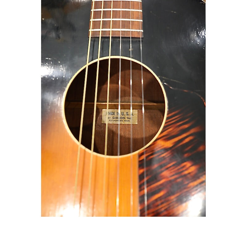 Kalamazoo By Gibson Parlour Guitar 1936 - 3 Tone Sunburst