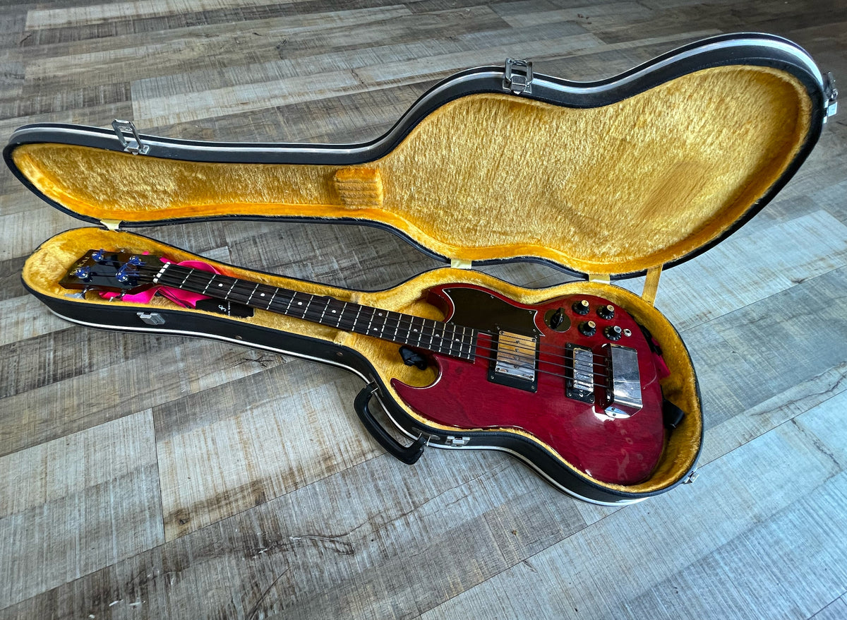 1970s Sakai EB Short Scale Bass – Made in Japan – Cherry