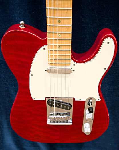 Fender Custom Shop Deluxe Telecaster Quilted Maple Top Candy Red
