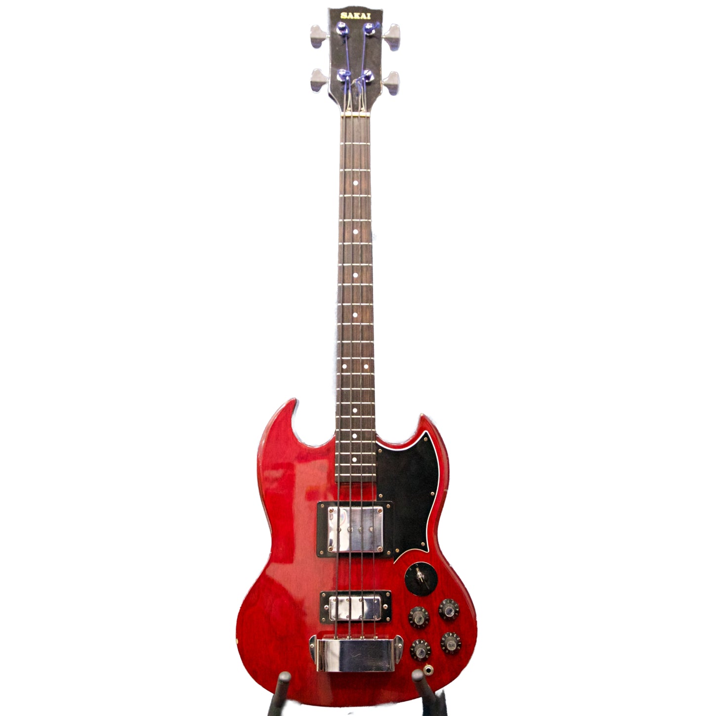 1970s Sakai EB Short Scale Bass – Made in Japan – Cherry