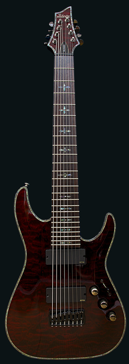 Schecter Hellraiser C-8 Diamond Series 2010 Black Cherry Gloss