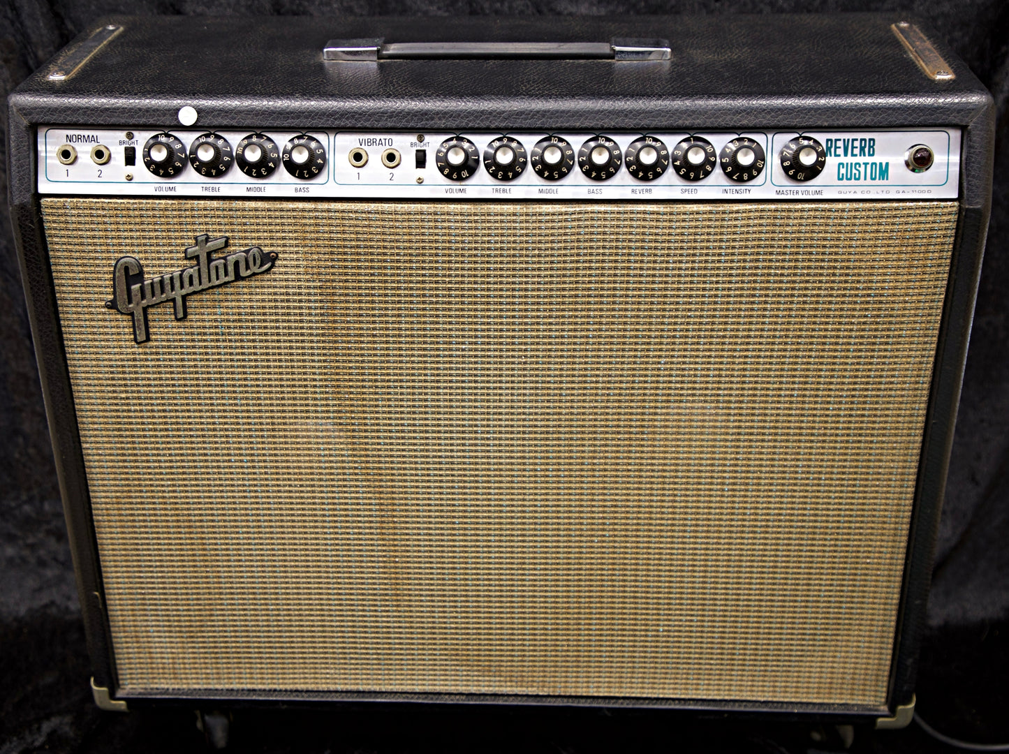 c.1976 Guyatone GA-1100D Reverb Custom 100W 2×12 Valve Amplifier – Made in Japan