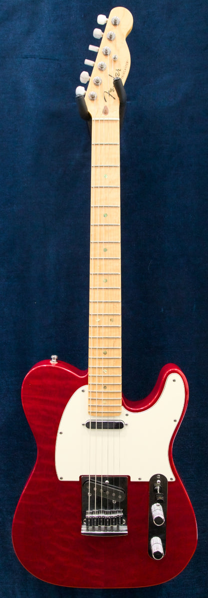 Fender Custom Shop Deluxe Telecaster Quilted Maple Top Candy Red