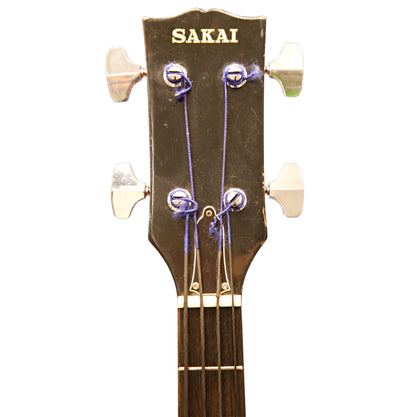 1970s Sakai EB Short Scale Bass – Made in Japan – Cherry