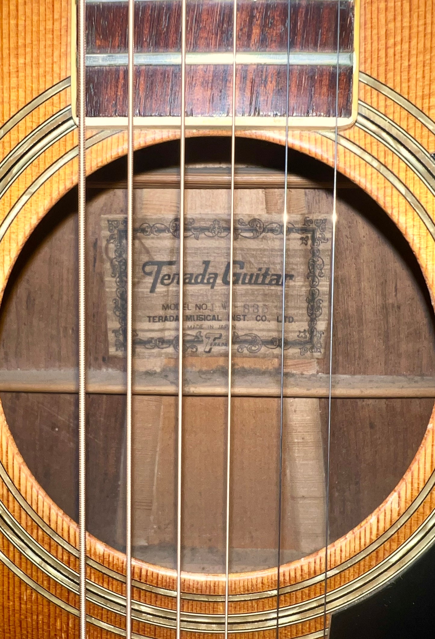 Terada JW-835 Vintage Japanese Acoustic