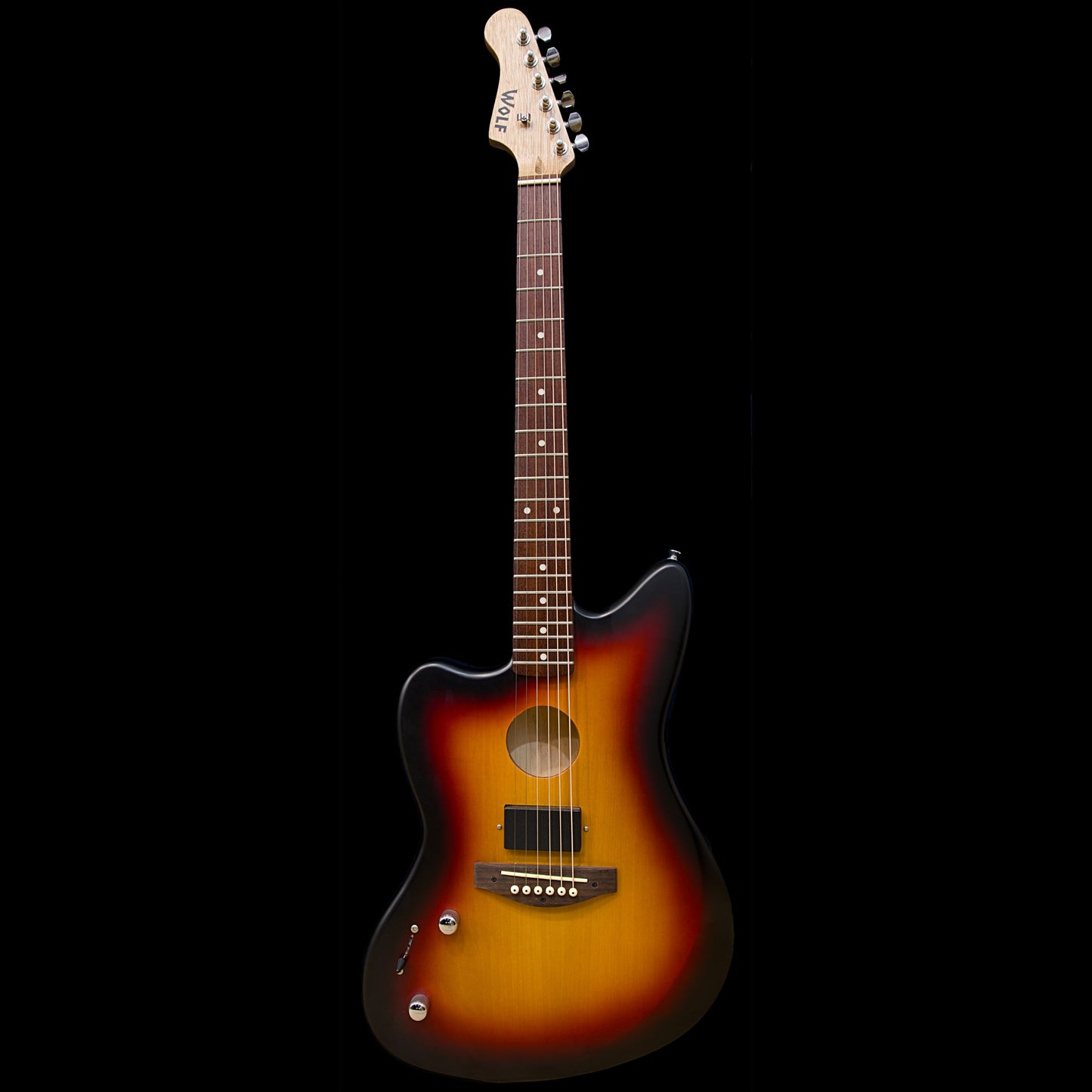 Sonic Acoustic Left Hand With Wolf Hard Case and Pro-Luthier Set Up