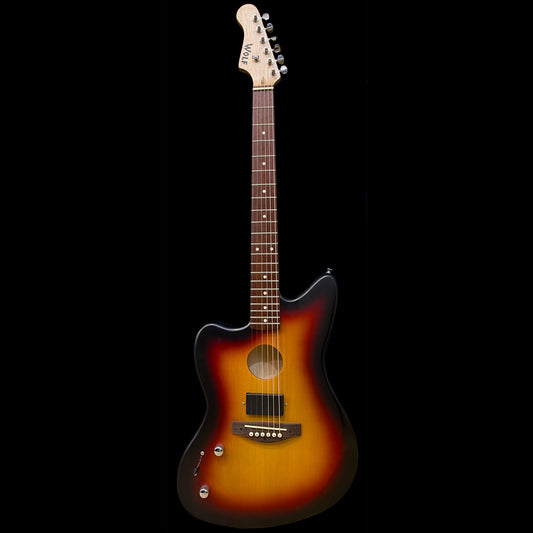 Sonic Acoustic Left Hand With Wolf Hard Case and Pro-Luthier Set Up