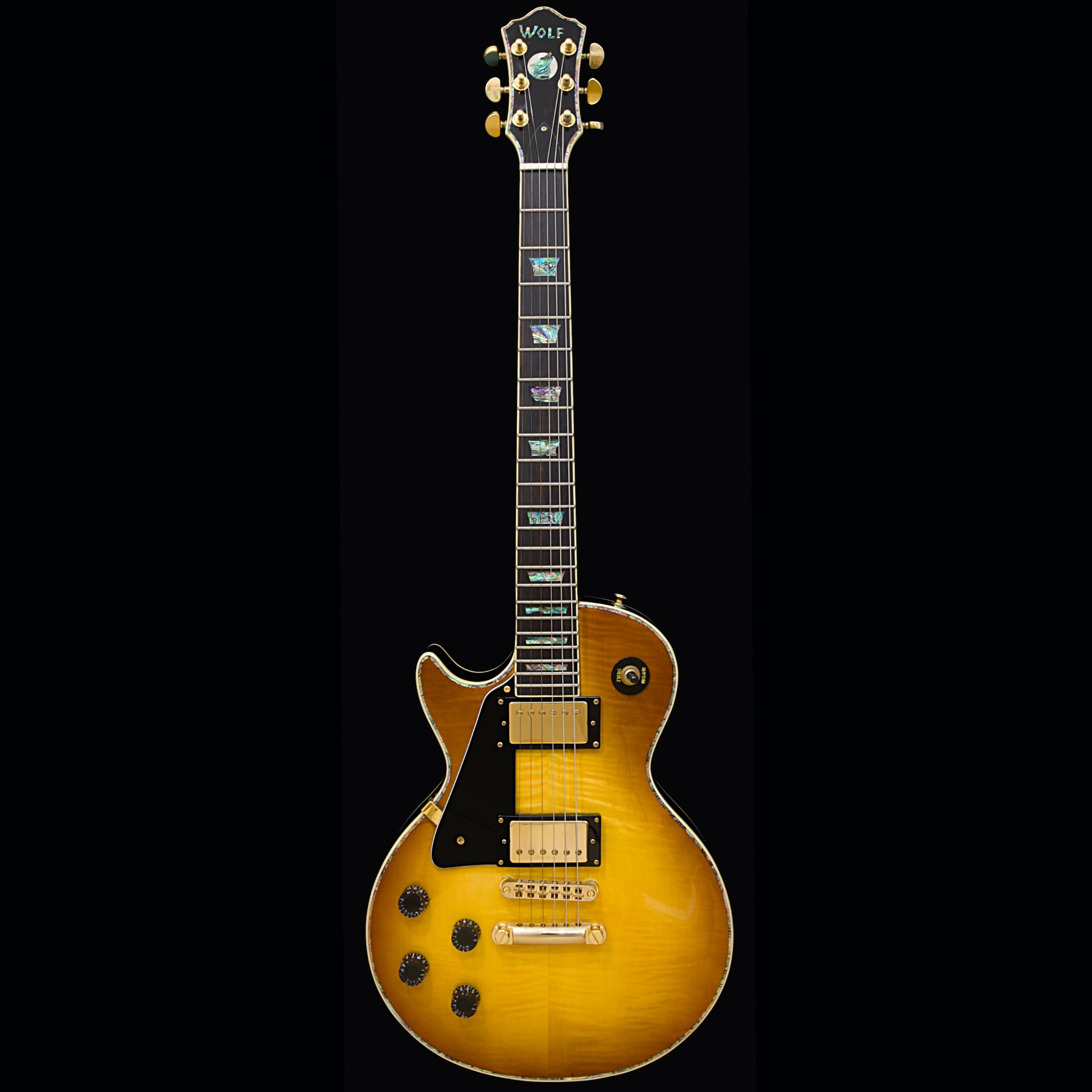 Howler Honey Burst Left Hand With Wolf Hard Case and Pro-Luthier Set U ...