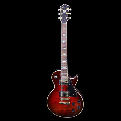 Howler Red Burst Left Or Right Hand With Wolf Hard Case and Pro-Luthier Set Up