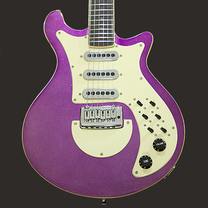 Monarch PURPLE REIGN With Wolf Hard Case and Pro-Luthier Set Up
