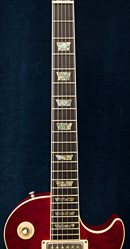 2001 Gibson Les Paul Elegant Series – Fire Mist Red Quilt Top