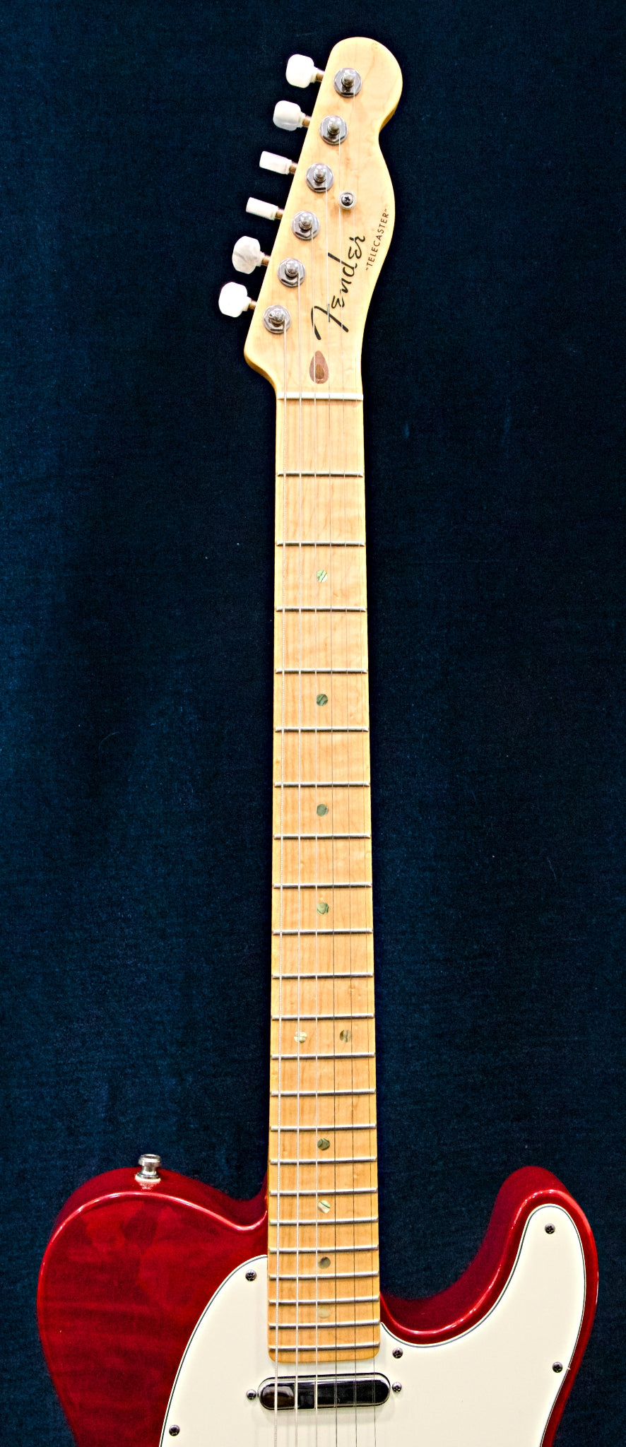 Fender Custom Shop Deluxe Telecaster Quilted Maple Top Candy Red