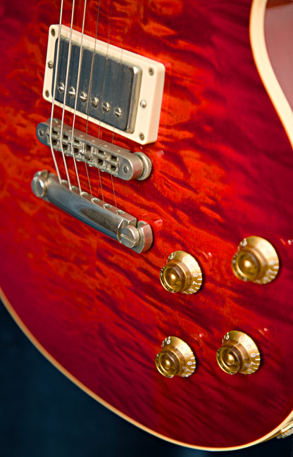 2001 Gibson Les Paul Elegant Series – Fire Mist Red Quilt Top