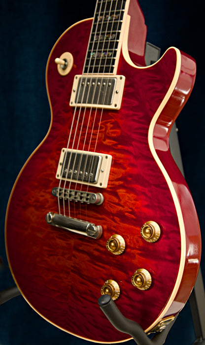 2001 Gibson Les Paul Elegant Series – Fire Mist Red Quilt Top