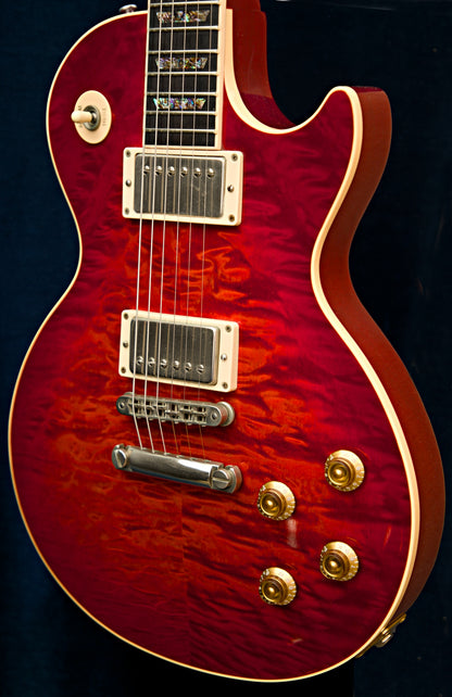 2001 Gibson Les Paul Elegant Series – Fire Mist Red Quilt Top