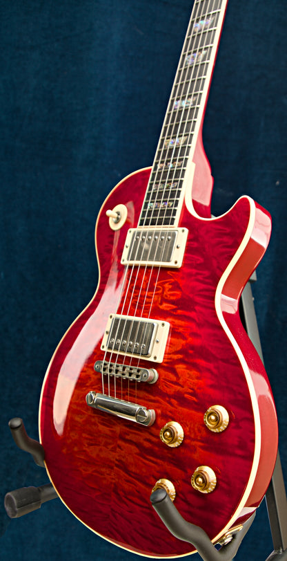 2001 Gibson Les Paul Elegant Series – Fire Mist Red Quilt Top