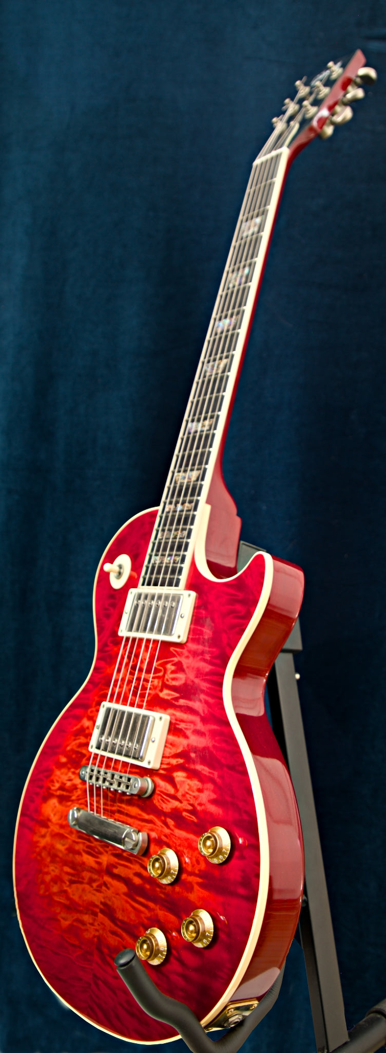 2001 Gibson Les Paul Elegant Series – Fire Mist Red Quilt Top