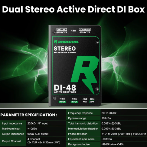 Riworal DI-48 Active Direct Box
