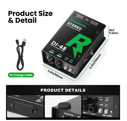 Riworal DI-48 Active Direct Box