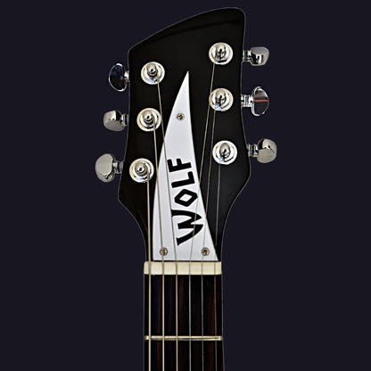 Tuxedo Black Gloss Left or Right Hand With Wolf Hard Case and Pro-Luthier Set Up