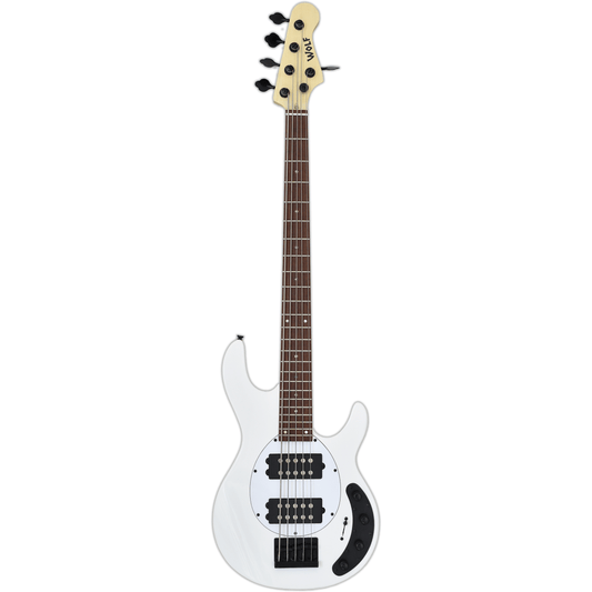 Moonray 5   Arctic White Left or Right Hand With Wolf Hard Case