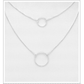 Stirling Silver Layered Circle Choker