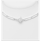 Stirling Silver Toggle Clasp Choker
