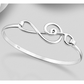 925 Sterling Silver Music Notes Bangle